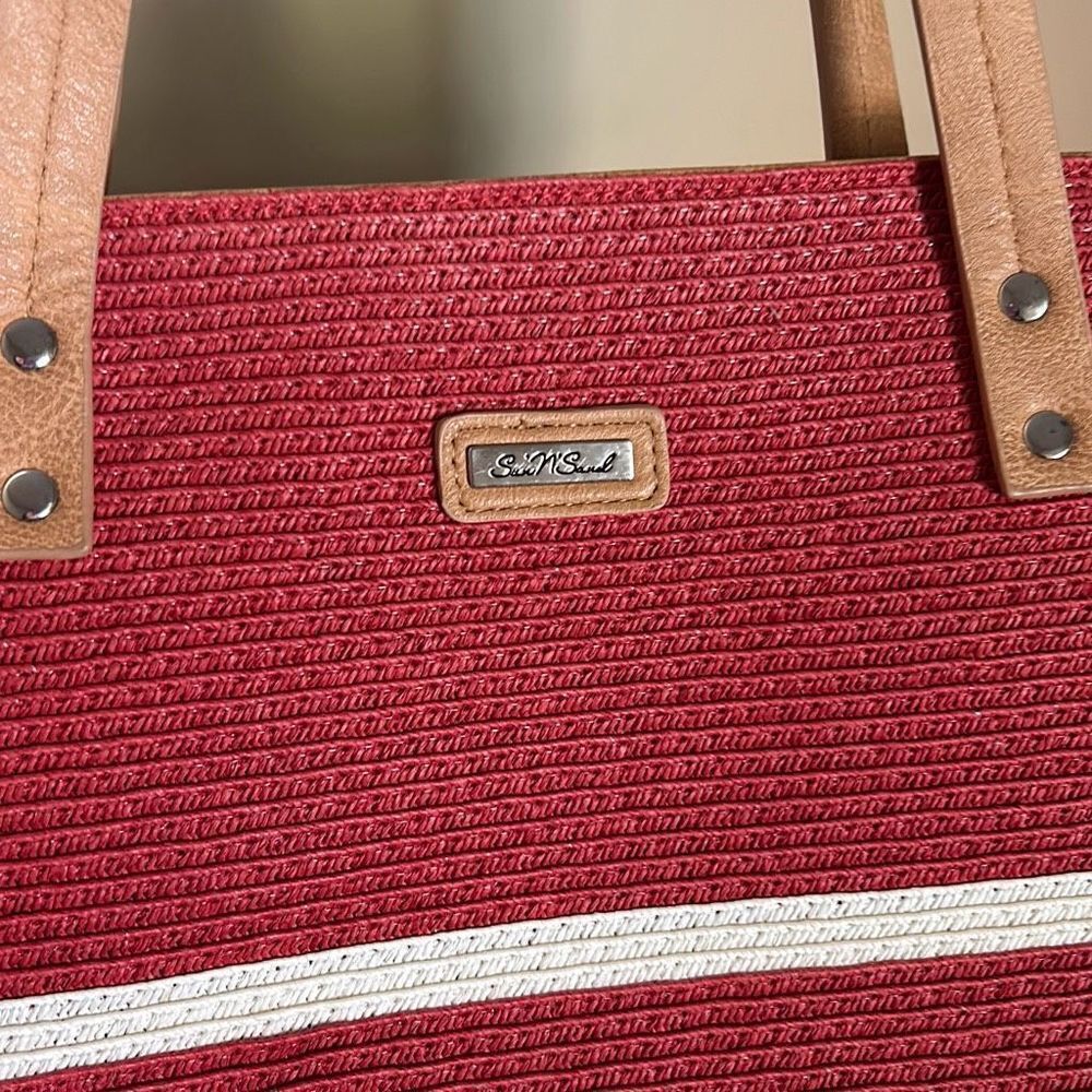Straw Large Beach Bag - Picture 3 of 7